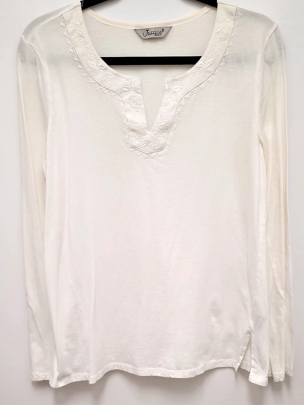 Jessica Sport Embroidered Long Sleeve Tunic